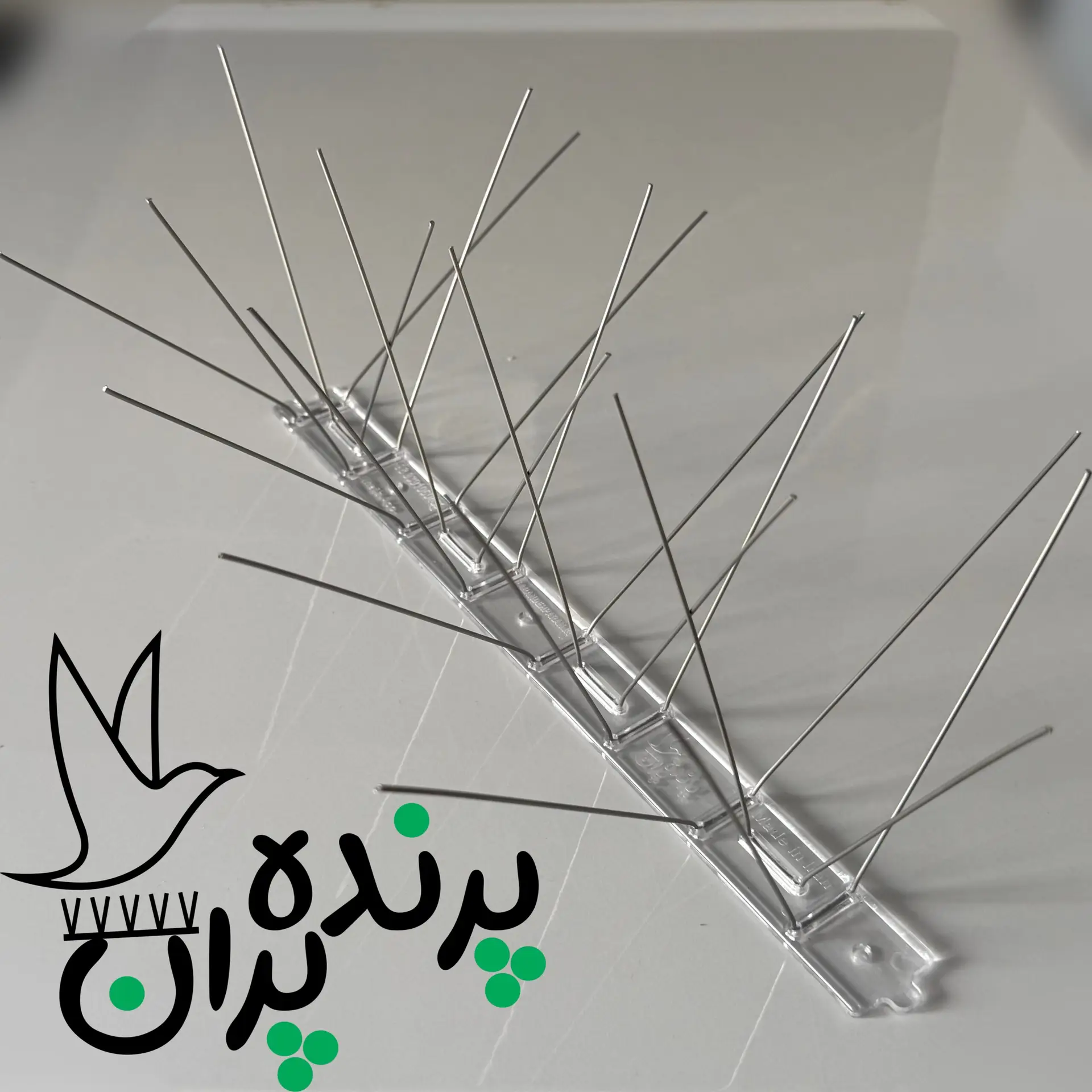 پرنده پران 24 شاخه استیل با پایه پلی کربنات
