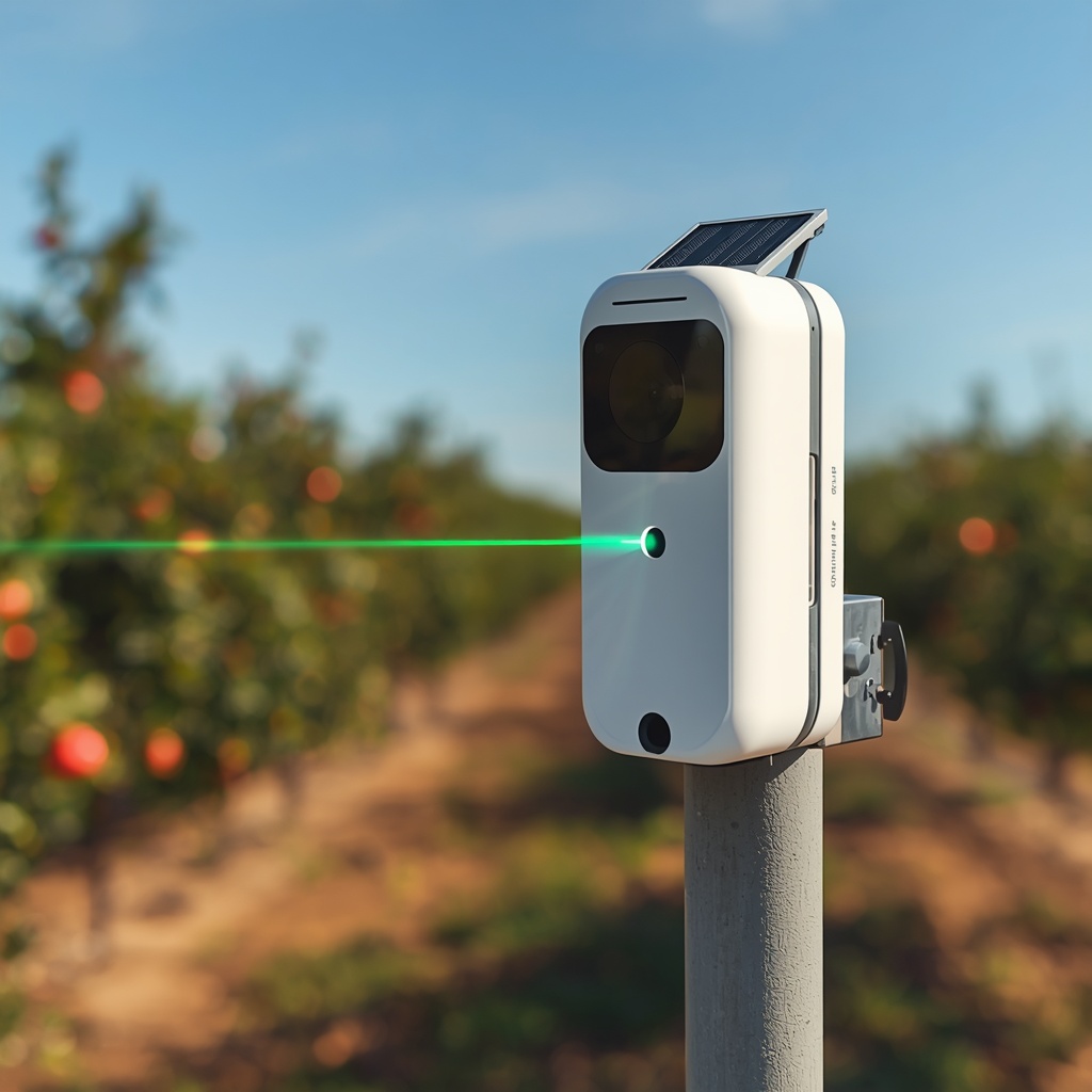 سیستم بازدارنده پرندگان و حیوانات هوشمند مجهز به هوش مصنوعی (AI Bird Repeller)